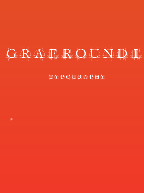 GrafRoundish Medium Poster
