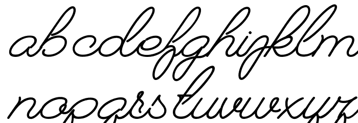 Grafelta Font LOWERCASE