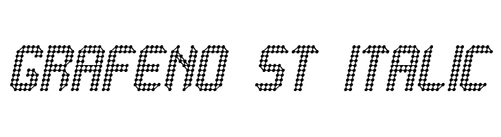 Grafeno St Italic  Fuentes Gratis Descargar
