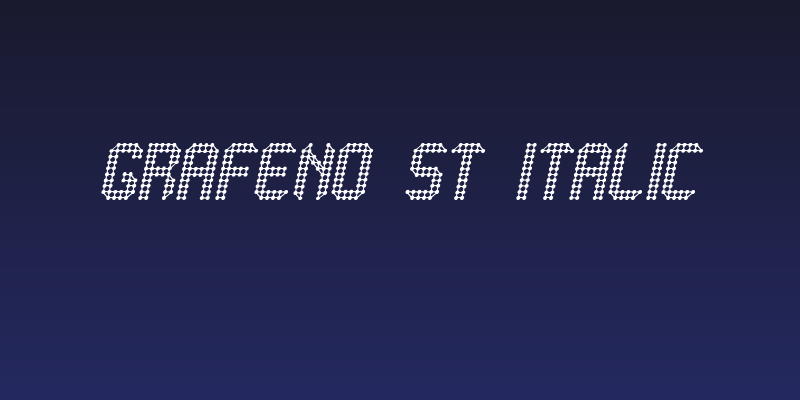Grafeno St Italic Social Header