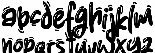 Graff Punks Caratteri MINUSCOLO