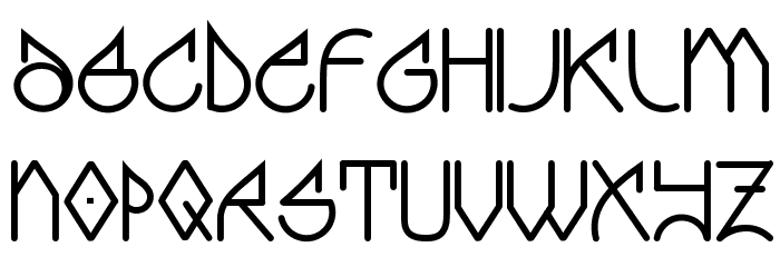 Graff Font LOWERCASE