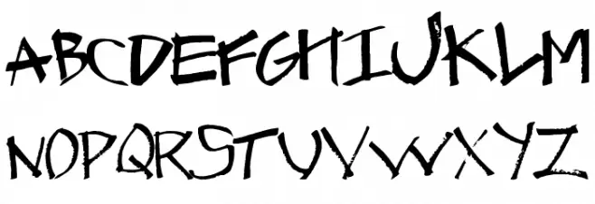 GraffCaps Font UPPERCASE