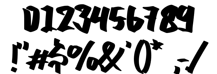 Graffi Think Font OTHER CHARS