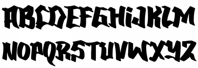 Graffi Think Font Litere mici