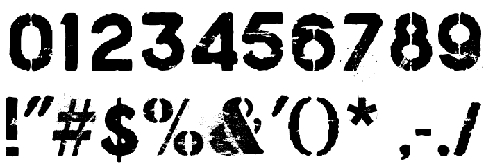 Graffiare Font OTHER CHARS