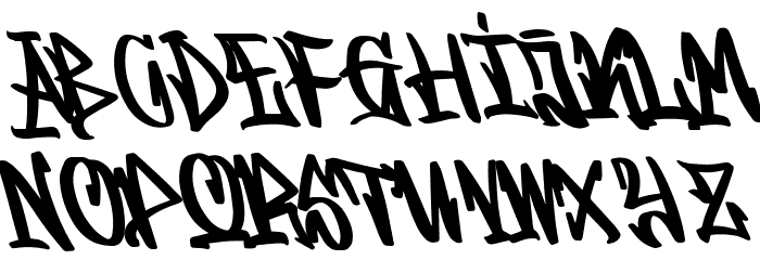 Graffitasi Font LOWERCASE