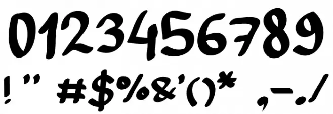 Graffiti Blok Font OTHER CHARS