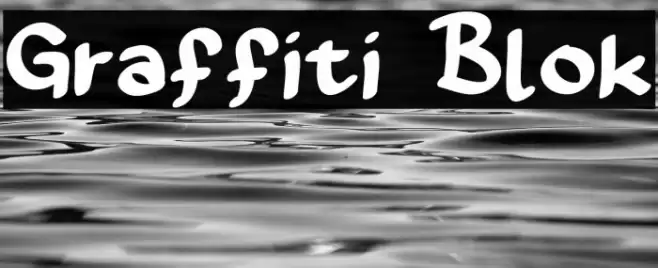 Graffiti Blok Font examples