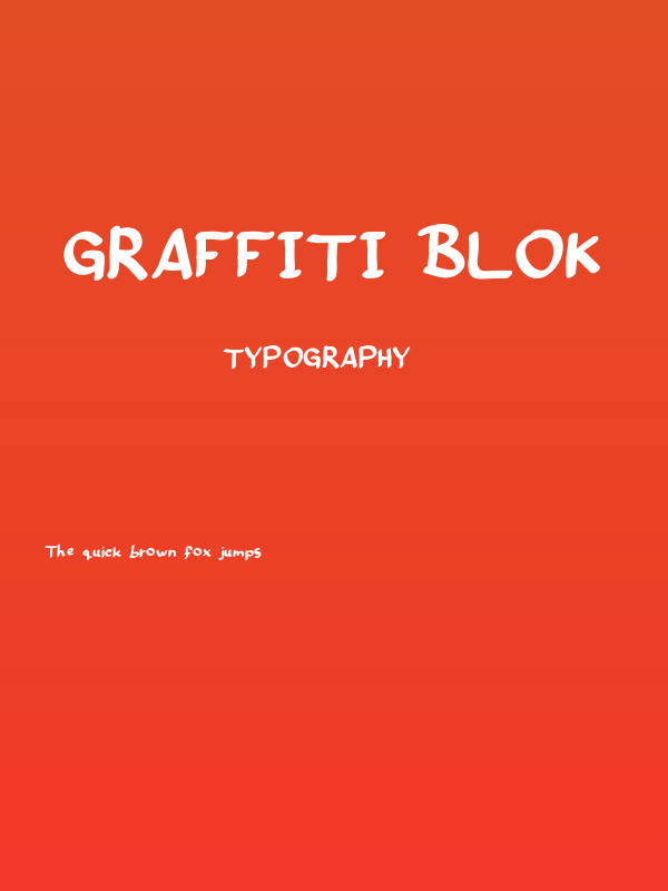 Graffiti Blok Poster