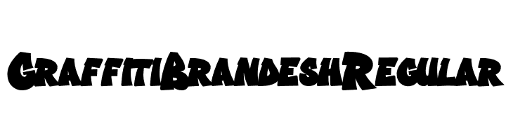 Graffiti Brandesh Regular  les polices de caractères gratuit tlcharger