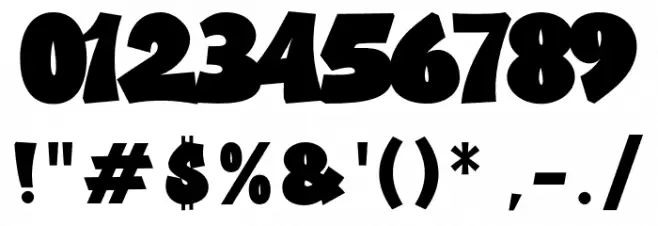 Graffiti Brandesh Regular Font OTHER CHARS