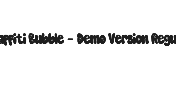 Graffiti Bubble - Demo Version Regular Logo