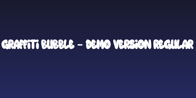 Graffiti Bubble - Demo Version Regular Social Header