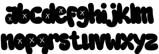 Graffiti Bubble - Demo Version Regular Polices MINUSCULES