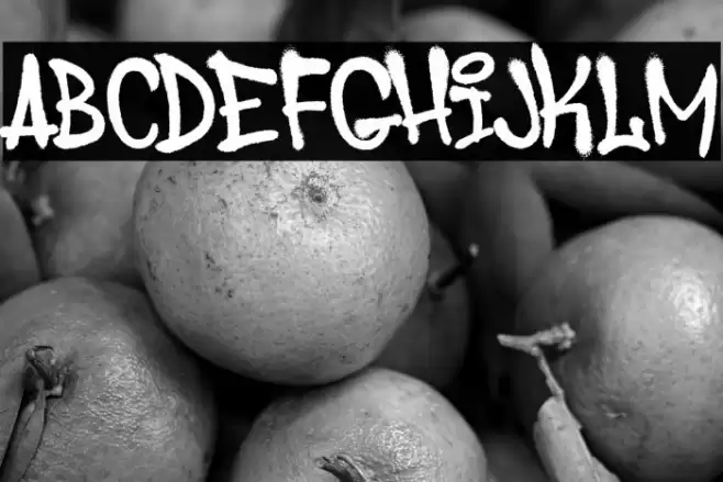 Graffiti City Font examples