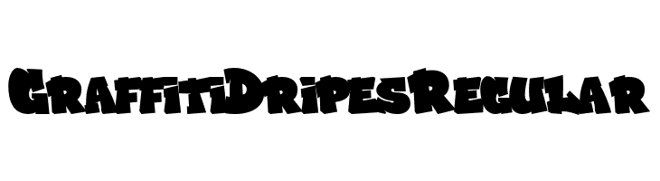 Graffiti Dripes Regular  font caratteri gratis