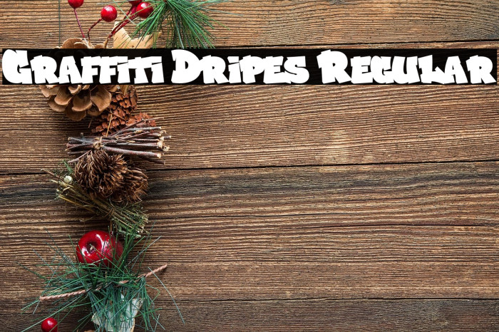 Graffiti Dripes Regular Example 3