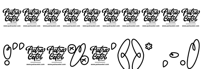 Graffiti Line Font OTHER CHARS