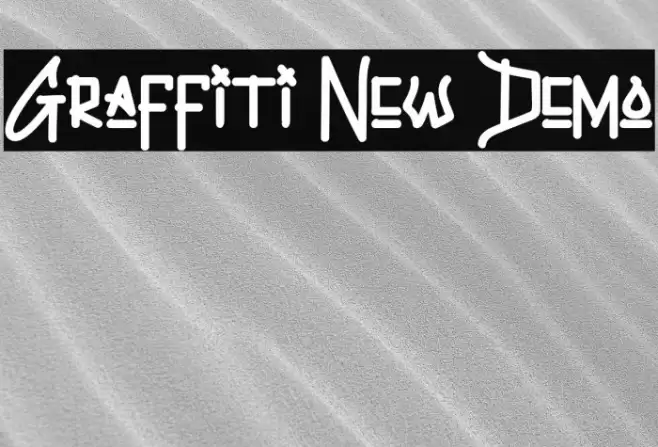 Graffiti New Demo 字体 examples
