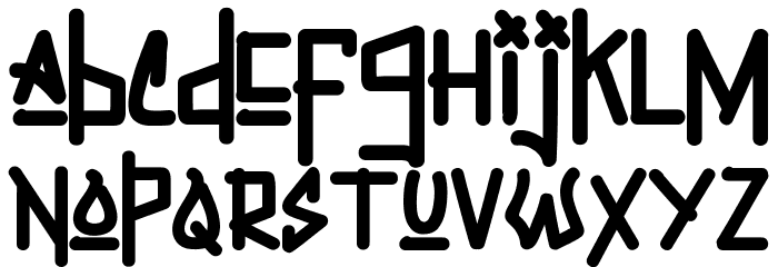 Graffiti New Demo Font LOWERCASE