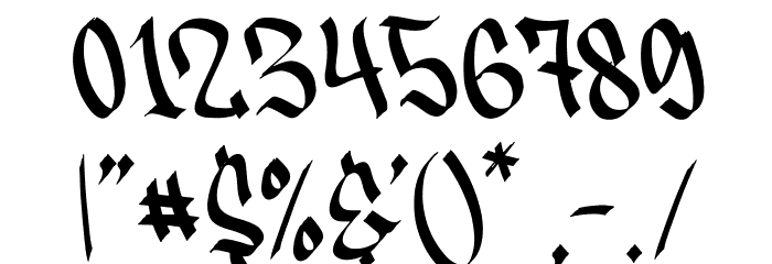 Graffiti Rebel Regular Font OTHER CHARS