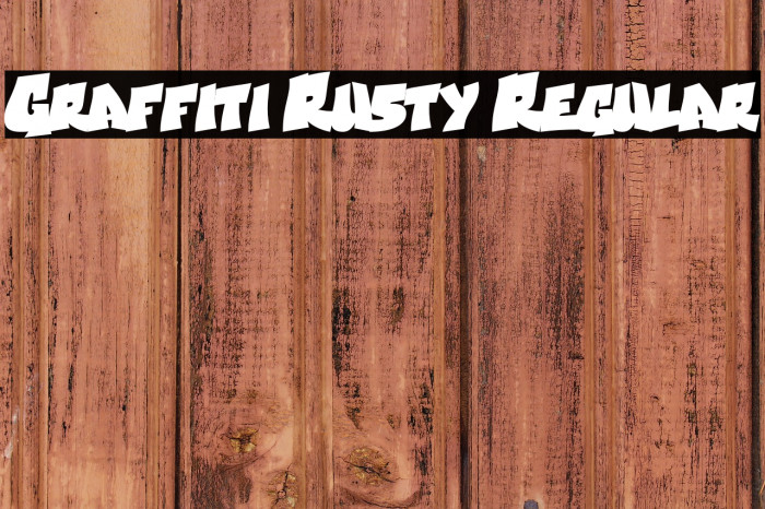 Graffiti Rusty Regular Example 2