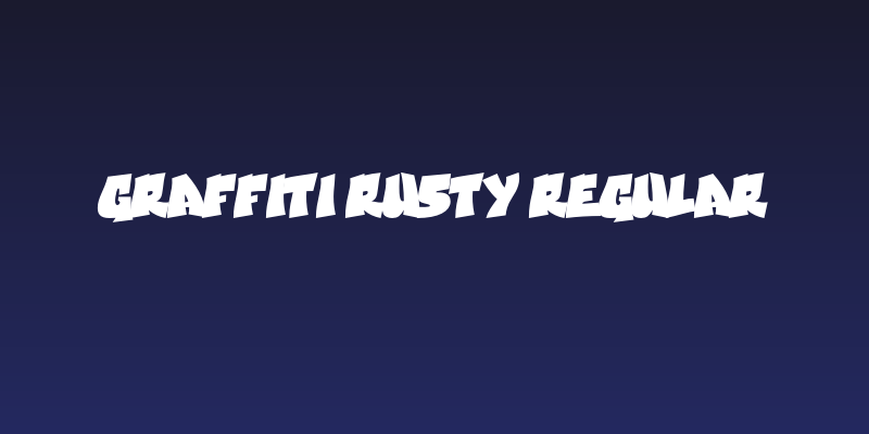 Graffiti Rusty Regular Social Header