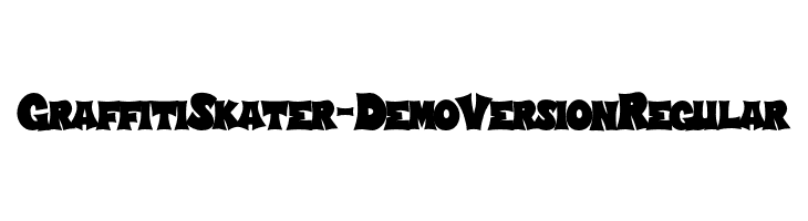 Graffiti Skater - Demo Version Regular  لخطوط تنزيل
