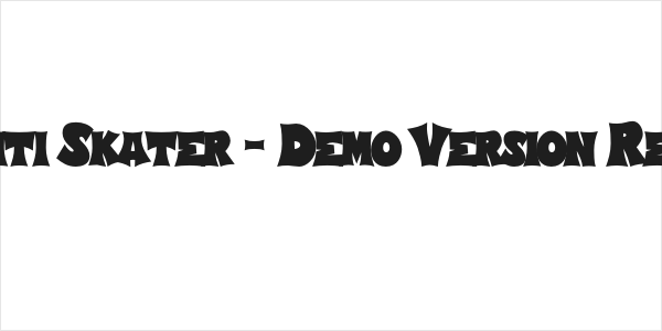 Graffiti Skater - Demo Version Regular Logo