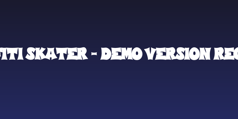 Graffiti Skater - Demo Version Regular Social Header
