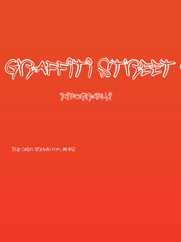 Graffiti Street Balloon Poster