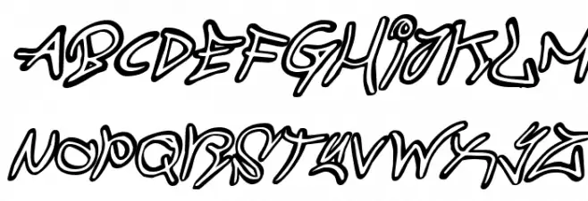 Graffiti Street Bold Italic Fuentes MAYÚSCULAS