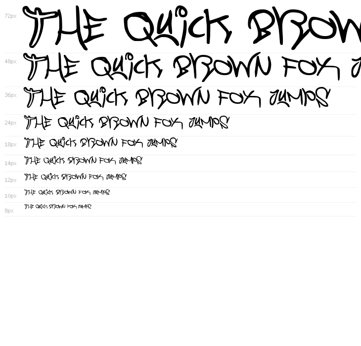 Graffiti Street Bold Waterfall