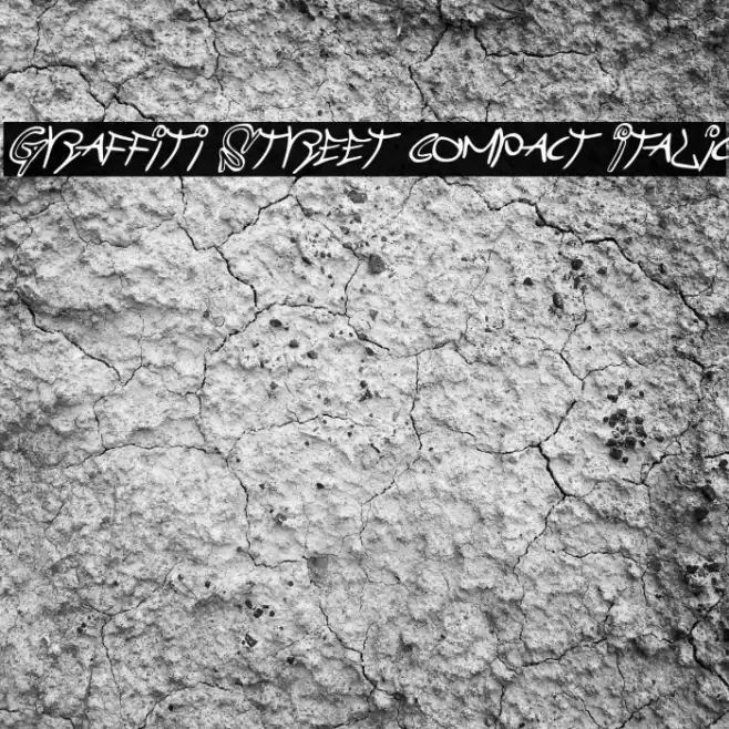 Graffiti Street Compact Italic फ़ॉन्ट examples