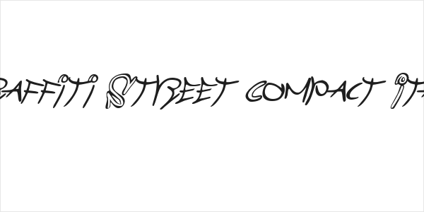 Graffiti Street Compact Italic Logo
