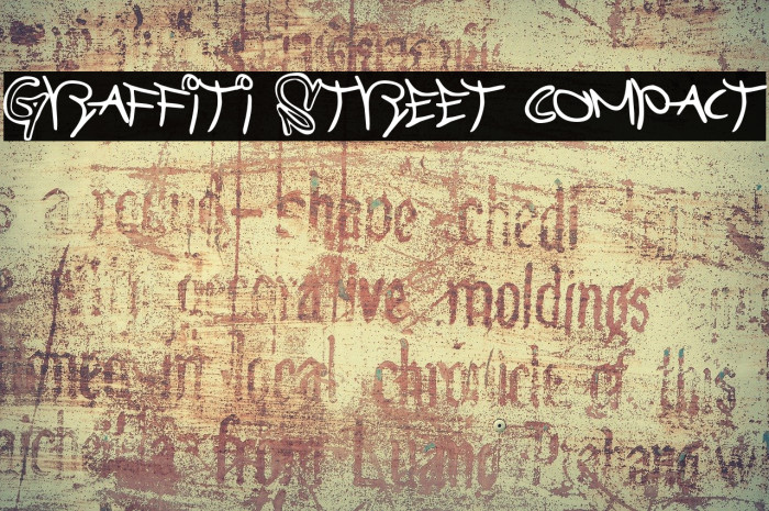 Graffiti Street Compact フォント examples