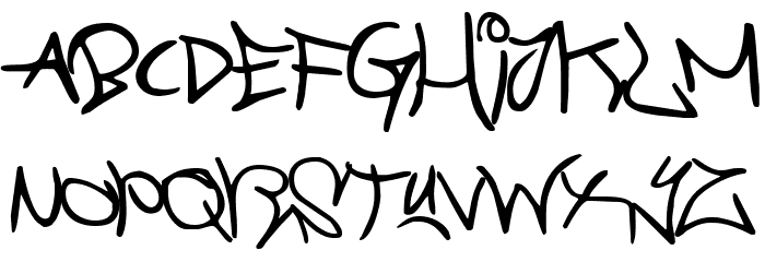Graffiti Street Compact フォント 小文字