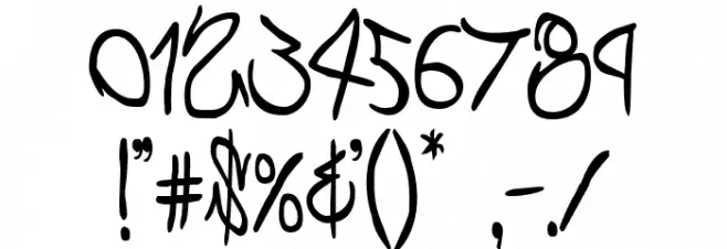Graffiti Street Condensed Font OTHER CHARS