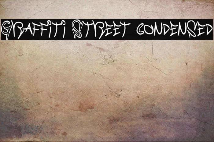 Graffiti Street Condensed Polices examples