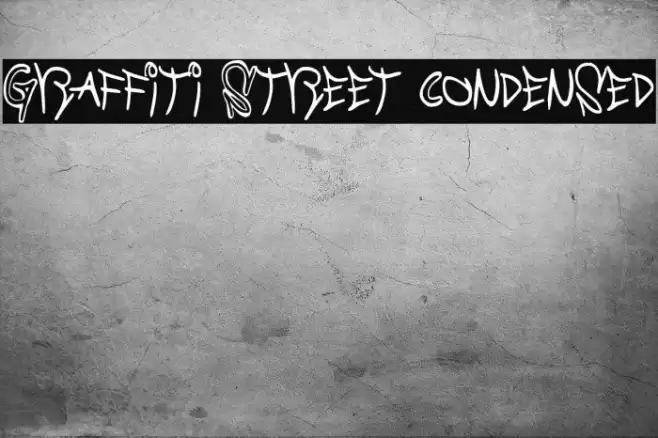 Graffiti Street Condensed Font examples