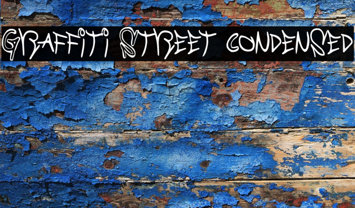 Graffiti Street Condensed Polices examples