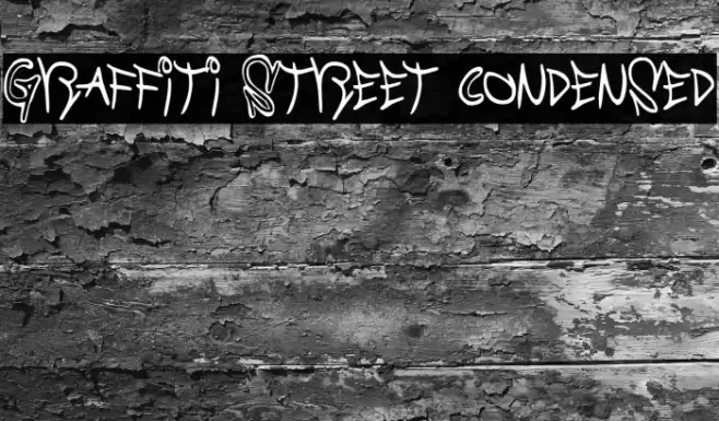 Graffiti Street Condensed Font examples
