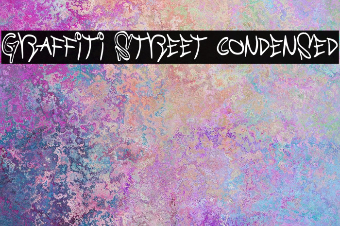 Graffiti Street Condensed Polices examples