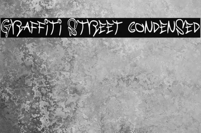 Graffiti Street Condensed Font examples