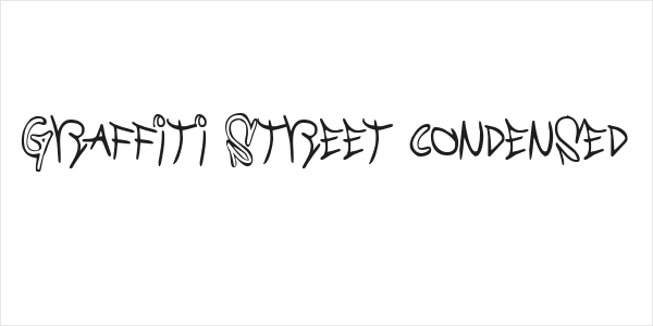 Graffiti Street Condensed Logo