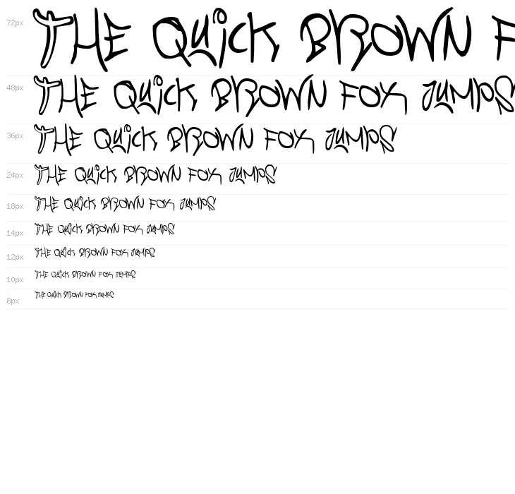 Graffiti Street Condensed Waterfall