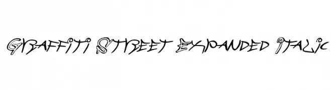Graffiti Street Expanded Italic  नि: शुल्क फ़ॉन्ट्स डाउनलोड