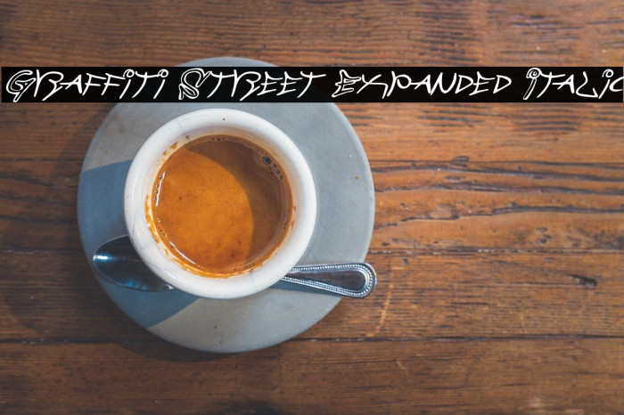 Graffiti Street Expanded Italic フォント examples