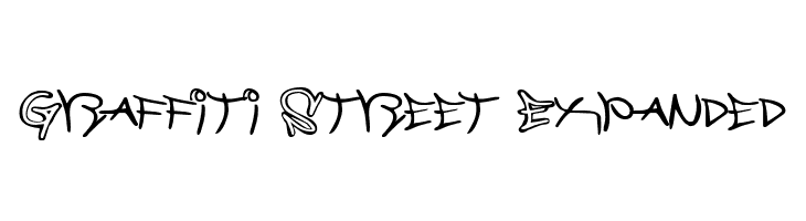 Graffiti Street Expanded  font caratteri gratis